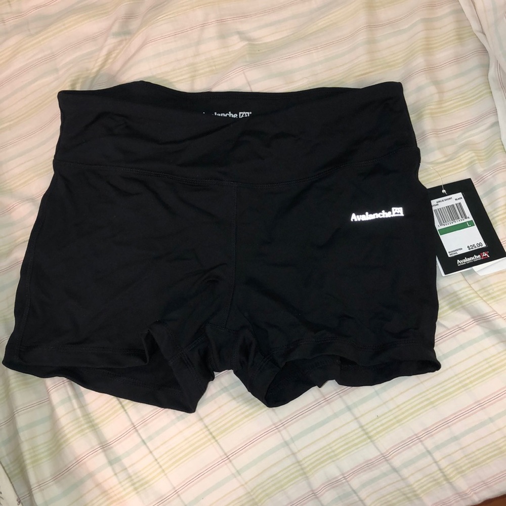 Black spandex shorts